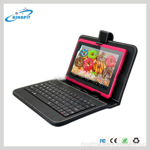 Wholesale PU Leather Universal Shockproof Rugged Tablet Case with Keyboard
